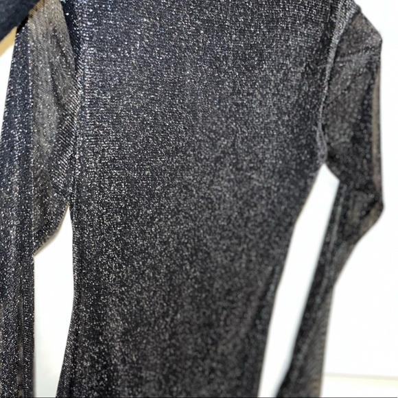 Black dress with sheer over lay - Picture 3 of 3